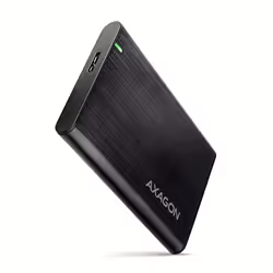 Axagon EE25-A6M, Boîtier disque dur/SSD, 2.5", SATA, Série ATA II, Série ATA III, 5 Gbit/s, Connectivité USB, Noir