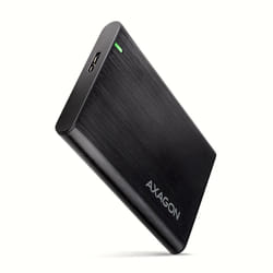 Axagon EE25-A6M Boîtier de disques de stockage Boîtier disque dur/SSD Noir 2.5"