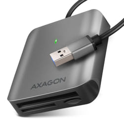 Axagon CRE-S3 External card reader USB-A 3.2 Gen 1 3-slot & lun SD/microSD/CF lecteur de carte mémoire USB 3.2 Gen 1 (3.1 Gen 1) Type-A Gris
