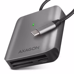 Axagon CRE-S3C, MMC, MMC Mobile, MicroSD (TransFlash), MicroSDHC, MicroSDXC, MiniSD, MiniSDHC, RS-MMC, SD, SDHC,..., Gris, 31 ...