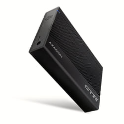 Axagon EE35-GTR USB-C 5Gbps - SATA 6G, 3.5 RIBBED box BLACK - USB Typ C Boîtier HDD Noir 3.5"