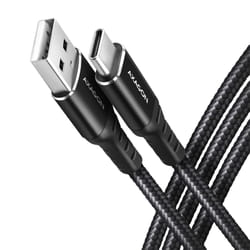 Axagon BUCM-AM10AB câble USB 1 m USB 2.0 USB A USB C Noir