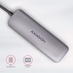 Axagon HMC-HCR3A 3x USB-A+ HDMI+ SD/microSD USB-C 3.2 Gen 1 hub 20cm Avec fil USB 3.2 Gen 1 (3.1 Gen 1) Type-A Gris - Vue supplémentaire 7