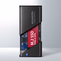 Axagon EEM2-SB2 Boîtier de disques de stockage Enceinte ssd Noir M.2 - Vue supplémentaire 4