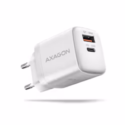 Axagon ACU-PQ30W Ladegerät QC3.0.4.0/AFC/FCP/PPS/Apple+ PD USB-C 30W - weiß - USB Typ C, Intérieure, Secteur, Blanc