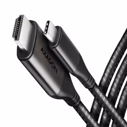 Axagon RVC-HI2MC, 1,8 m, USB Type-C, HDMI, Mâle, Mâle, Droit