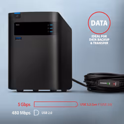 Axagon ADR-305 USB 3.2 Gen 1 A-M -> A-F active extension/repeater cable 5m - Kabel - Digital/Daten câble USB USB 3.2 Gen 1 (3.1 Gen 1) USB A Noir - Vue supplémentaire 7