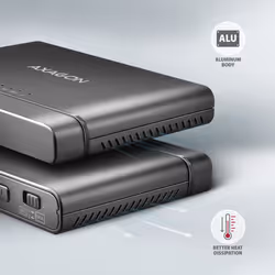 Axagon ADSA-CC USB-C 10Gbps - NVMe M.2 SSD & SATA 2.5/3.5 SSD/HDD CLONE MASTER 2 - Digital/Daten - NVMe USB 3.2 Gen 2 (3.1 Gen 2) Type-C Noir - Vue supplémentaire 6