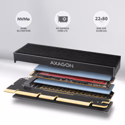 Axagon PCEM2-XS carte et adaptateur d'interfaces Interne M.2