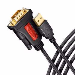Axagon ADS-1PSN USB-A 2.0 - serial RS-232 DB9-M Prolific adapter cable 1.5m - Adapter - Digital/Daten, Noir, 1,5 m, USB Type- ...