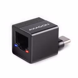 Axagon ADE-MINIC USB-C 3.2 Gen 1 Gigabit Ethernet MINI adapter - schwarz - Adapter - Digital/Daten, Avec fil, USB, Ethernet, ...