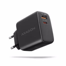 Axagon ACU-PQ45 QC 3.0, 4.0/AFC/FCP/PPS/PD, 45W, schwarz - Netzladegerät mit USB-A und USB-C Schnittstelle, Intérieure, Secte ...