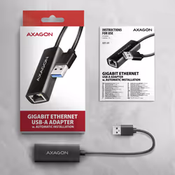 Axagon ADE-AR USB-A 3.2 Gen 1 - Gigabit Ethernet 10/100/1000 Adapter - Adapter - Digital/Daten 1000 Mbit/s - Vue supplémentaire 6