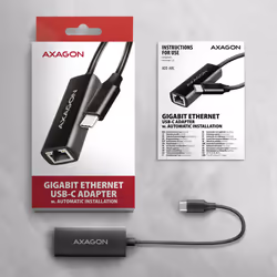 Axagon ADE-ARC USB-C 3.2 Gen 1 - Gigabit Ethernet 10/100/1000 Adapter - Adapter - Digital/Daten 1000 Mbit/s - Vue supplémentaire 6