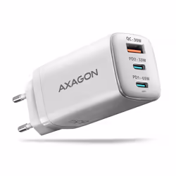 Axagon ACU-DPQ65W, Intérieure, Secteur, 20 V, Blanc