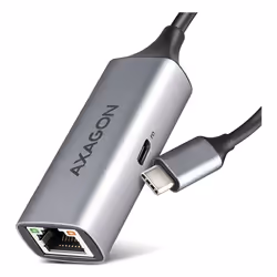 Axagon ADE-TXPD, Avec fil, USB 3.2 Gen 1 (3.1 Gen 1) Type-C, Ethernet, 1000 Mbit/s, Gris