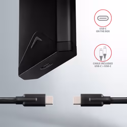 Axagon EEM2-UB2 Boîtier de disques de stockage Enceinte ssd Noir M.2 - Vue supplémentaire 6