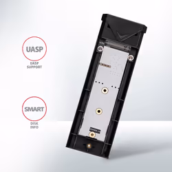 Axagon EEM2-UB2 Boîtier de disques de stockage Enceinte ssd Noir M.2 - Vue supplémentaire 8
