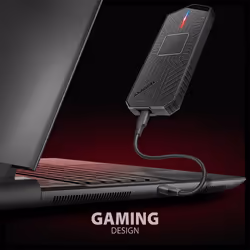 Axagon EEM2-GAM, USB-C 10Gbps - NVMe & SATA SSD GAME M.2 box, bezšroubkový Enceinte ssd Noir - Vue supplémentaire 3