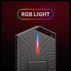 Axagon EEM2-GAM, USB-C 10Gbps - NVMe & SATA SSD GAME M.2 box, bezšroubkový Enceinte ssd Noir - Vue supplémentaire 4