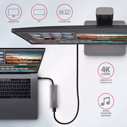 Axagon HMC-5G21 station d'accueil Avec fil USB 3.2 Gen 2 (3.1 Gen 2) Type-C Gris - Vue supplémentaire 6