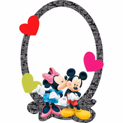 Miroir décoratif Disney Mickey & Minnie DM 2108 215 x 15 cm
