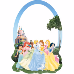 Miroir - Disney - Princesse - Rose - Rectangulaire - Intérieur
