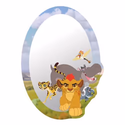 Miroir - Disney - La Garde du Roi Lion - Multicolor - Rectangulaire - 15x21.5 cm