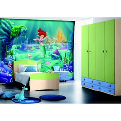 Papier peint - Disney - La Petite Sirène - H 254 x L 360 cm - Motif enfant - Intérieur