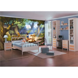 Papier peint - Disney - Blanche Neige - H 255 x L 360 cm - Surface lavable - Colle incluse