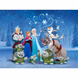 Papier peint - Disney - La Reine des Neiges - Motif enfant - H 255 x L 360 cm - Intissé
