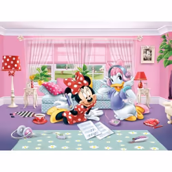Papier peint - Disney - Minnie et Daisy - Intissé - 360x255 cm - Motif enfant