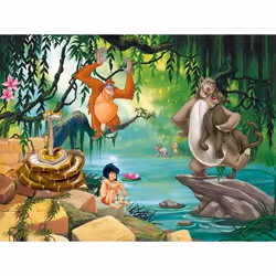 Papier peint intissé - Disney - Le Livre de la Jungle - 360x255 cm - Lavable - Facile à poser