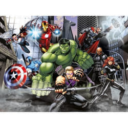 Papier peint intissé - Disney - Avengers au combat - 360 cm x 270 cm - Multicolor - Résistant