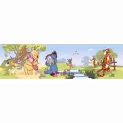 Frise - Disney - Winnie lourson - Multicolore - 5m - 10cm - Décoration enfantine