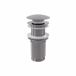 Caractéristiques produit : . Pour lavabos sans trop plein. Filetage pour raccordement au siphon de lavabo 5/4 ' La surface es ...
