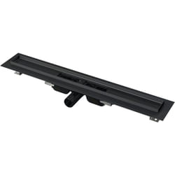 Caniveau de douche avec bordure pour grille 950 mm, Noir Mat (APZ101BLACK-950) - Alca