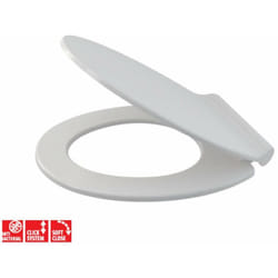 Alcadrain Toiletzittingen - Abattant WC Slim, SoftClose, antibac, blanc A64SLIM
