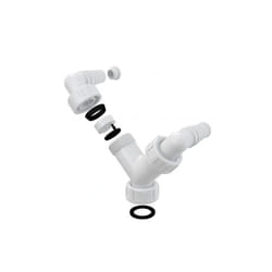 Alcadrain - Accessoires - Coude double G1' avec clapet anti-retour P148Z