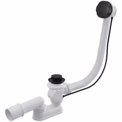 Utilisation du siphon pour baignoire Alcaplast, Noir Mat (A55BLACK): Pour évacuer l'eau de la baignoire Pour baignoires de ta ...