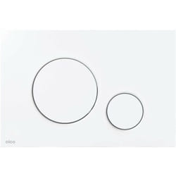 Drain Thin - Plaque de déclenchement, blanc M670 - Alca