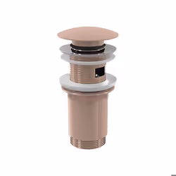 Alca Bonde pour lavabo clic-clac 5-4 Avec trop-plein Rose Gold (A392-RG-P)