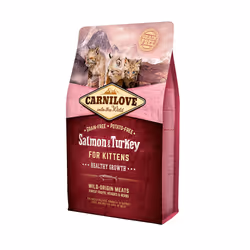 CARNILOVE 512225, Chatons, Toutes races, Saumon, Dinde, 2 kg