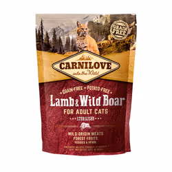 CARNILOVE 512324, Toutes races, Sanglier, Agneau, 400 g