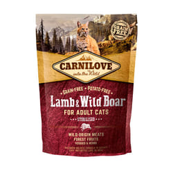 CARNILOVE 512324 croquette pour chat 400 g Sanglier, Agneau