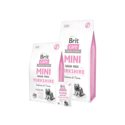 Brit Care Mini Grain Free Yorkshire 2 kg Adulte Saumon, Thon