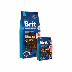 Brit Premium by Nature Sensitive Lamb, Adulte, Toutes races, Agneau, Riz, 3 kg