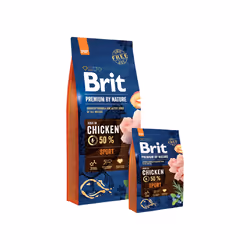 Brit 8595602526673, Adulte, Poulet, 15 kg