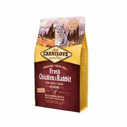 CARNILOVE 527397, Adulte, Toutes races, Poulet, Lapin, 2 kg