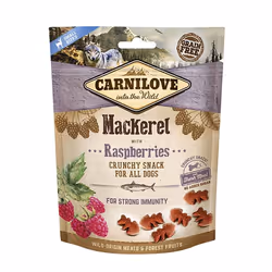 CARNILOVE Mackerel with Raspberries, Universel, Toutes races, Géant (&gt; 45kg), Maxi (26 - 44kg), Moyen (11 - 25kg), Mini (5 ...